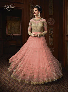 Premium quality Heavy Net With  work & Stone Work Salwar