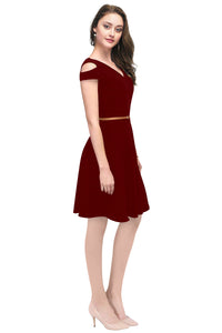 Exclusive Designer Maroon Dress