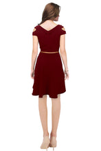 Load image into Gallery viewer, Exclusive Designer Maroon Dress