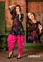 Load image into Gallery viewer, Kurti Dhoti  Reyon printe