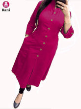 Load image into Gallery viewer, Dream New Slub Cotton kurti Catloge