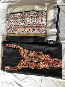 fancy embroidery work  salwar