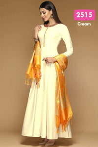 DESIGNER GOWN STYLE DRESS 3 COLOR