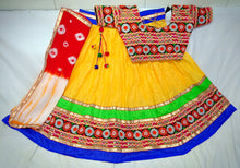 Load image into Gallery viewer, Pure Cotton Emb. Multi Work Full Flare  lehenga and choli
