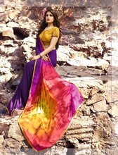 Load image into Gallery viewer, Hand printed sarees multicolor