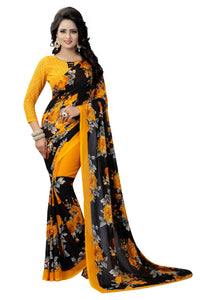 PRESENTS ALL GEORGETTE SAREES  SUPERB FABRIC