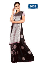 Load image into Gallery viewer, Jacquard Design Soft Silk Materials saree