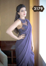Load image into Gallery viewer, satin saree with Japan Digital Print blous