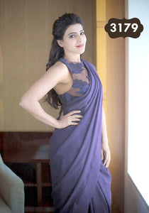 satin saree with Japan Digital Print blous