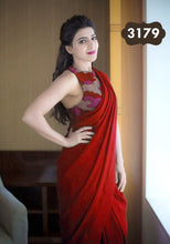 Load image into Gallery viewer, satin saree with Japan Digital Print blous