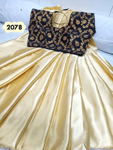 Load image into Gallery viewer, satin saree with readymade blouse