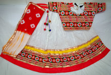 Load image into Gallery viewer, Pure Cotton Emb. Multi Work Full Flare  lehenga and choli