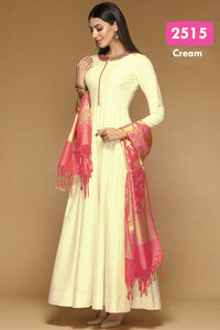 DESIGNER GOWN STYLE DRESS 3 COLOR