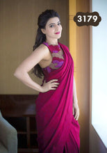 Load image into Gallery viewer, satin saree with Japan Digital Print blous