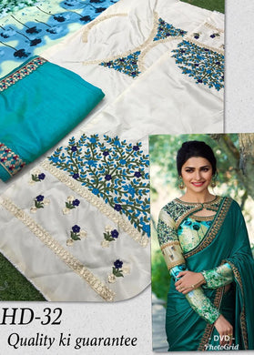 SANA SILK WITH EMBROIDERY MULTI BORDER WORK SAREE