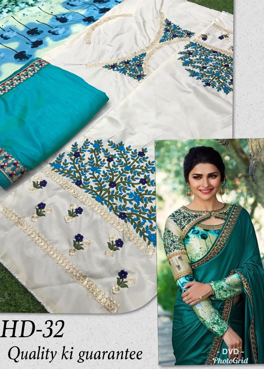 SANA SILK WITH EMBROIDERY MULTI BORDER WORK SAREE