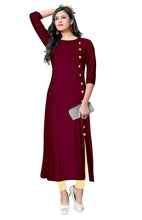 Load image into Gallery viewer, Go with simplicity this summer  rayon Kurtis