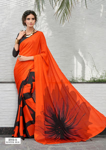 Re-Launched Its Most Demanding And Hit Designs Of Crepe Fabric Sarees