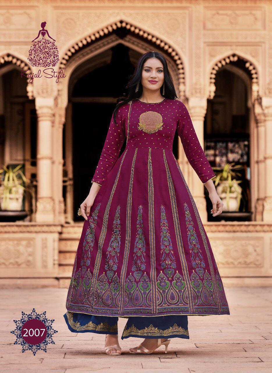 KAJAL STYLE HEAVY LOAN COTTON EITH ORDINARY PRINT WINE COLOR