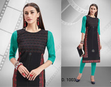 Load image into Gallery viewer, SOFT AMERICAN CREPE DIGITAL PRINT KURTIS