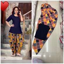 Load image into Gallery viewer, Kurti  Dhoti Reyon Crepe Fancy Design &amp; Printed