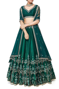 NEW DESIGNER  BENGLORY SATEEN  LEHENAGS CHOLI