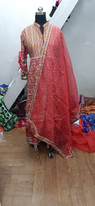 heavy cotton silk  charming color and design salwar