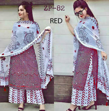 Load image into Gallery viewer, GOOD QUALITY HEAVY CREPE SILK TOP WITH BEAUTIFUL FULLY STITCHED CREPE SILK CATALOG