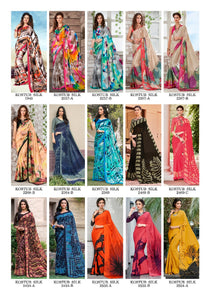 Re-Launched Its Most Demanding And Hit Designs Of Crepe Fabric Sarees