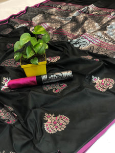 Beautiful For Every Woman  Drep Saree Soft Banarasi Silk