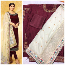 Load image into Gallery viewer, Festive Look Designer Straight Suit