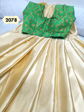 Load image into Gallery viewer, satin saree with readymade blouse