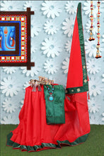 Load image into Gallery viewer, NEW DESIGN IN ZOYA SILK WITH DESIGNER LACE  SAREE