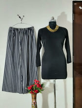 Load image into Gallery viewer, GOOD QUALITY HEAVY LYCRA STACHEBAL TOP WITH BEAUTIFUL FULLY STITCHED CREPE SILK PLAZZO