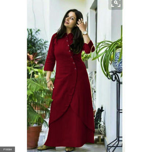 STYLISH CROSS KURTI